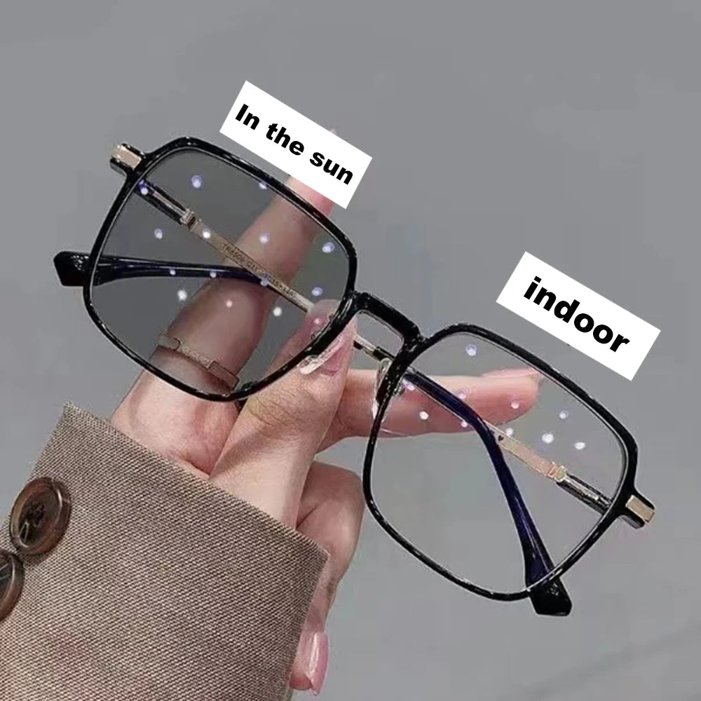 Eyeglasses Large Frame Computer Glasses Sunglasses Transparent Blue Light Glasses For Women Specific Computer Use Digital Device
