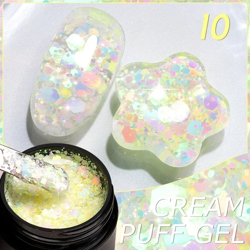 15ML Blooming Marble Gradient Gel Nail Polish Spreading Effect Watercolor Floral Print Nail Art Soak Off UV/LED Nail Varnish