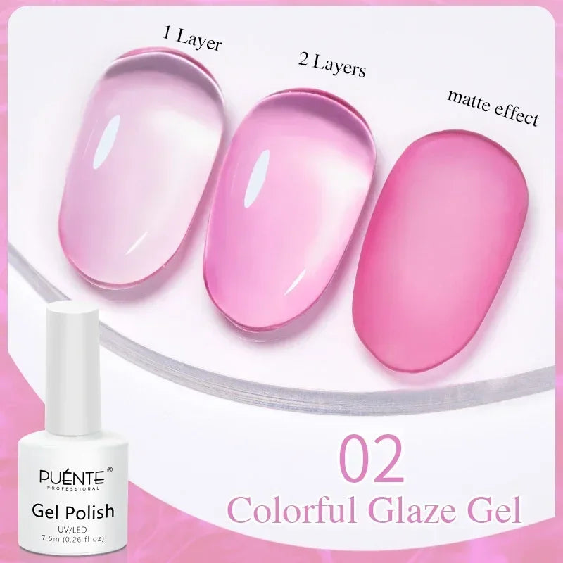 PUENTE 7.5ML Wine Red Cat Magnetic Gel Nail Polish Super Shiny Ruby Red Cat Eye Gel Soak Off UV Semi-Permanent Nail Art Varnish