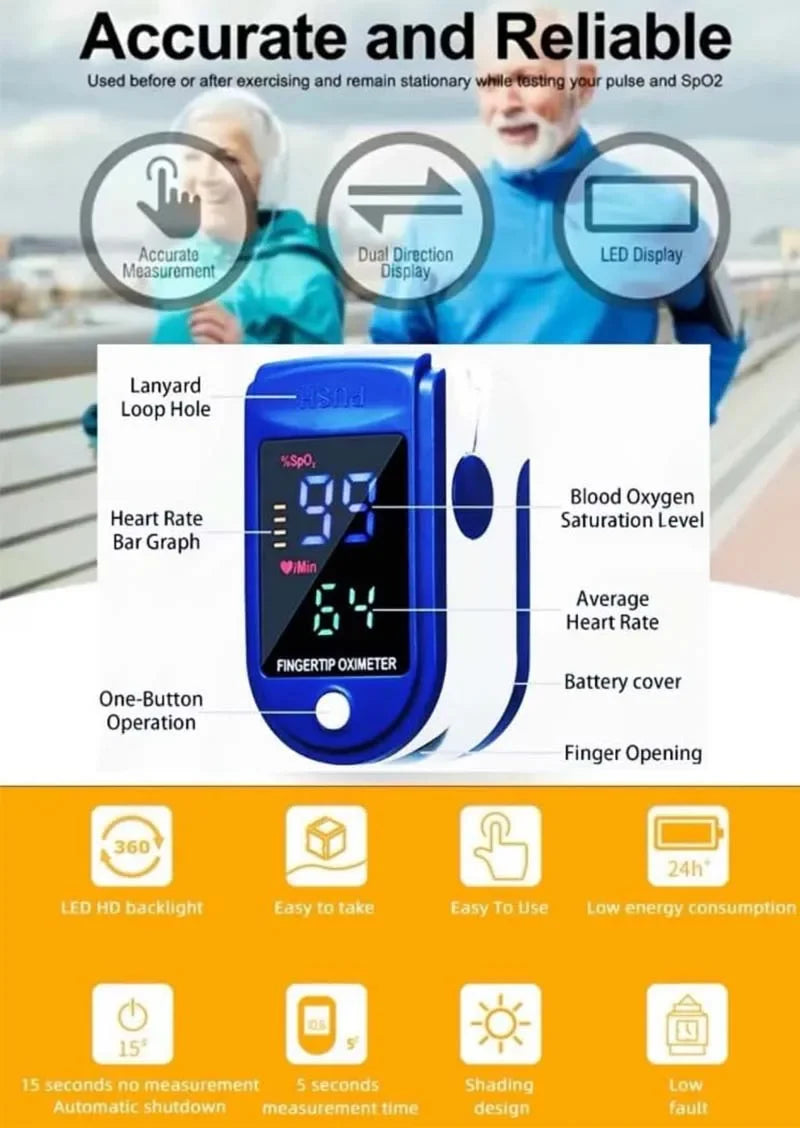 Atomizer Health Care Products Fingertip Pulse Blood Oxygen Portable Nebulizer Mesh Nebulizer Handheld Medical Asthma Inhaler