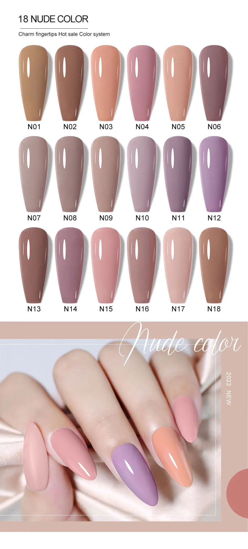 Clou Beaute 15ml HEMA TPO FREE Color Gel Nail Polish Nude Pink Red Green Collection Nail Gel Polish Glitter Soak Off UV LED Gel