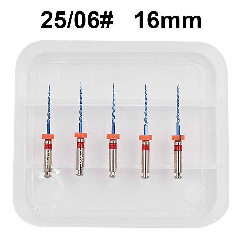 5 PCS/Pack Dental Niti Heat Activated Pediatric Files Rotary For Baby Root Canal Treatment Child Endo Files