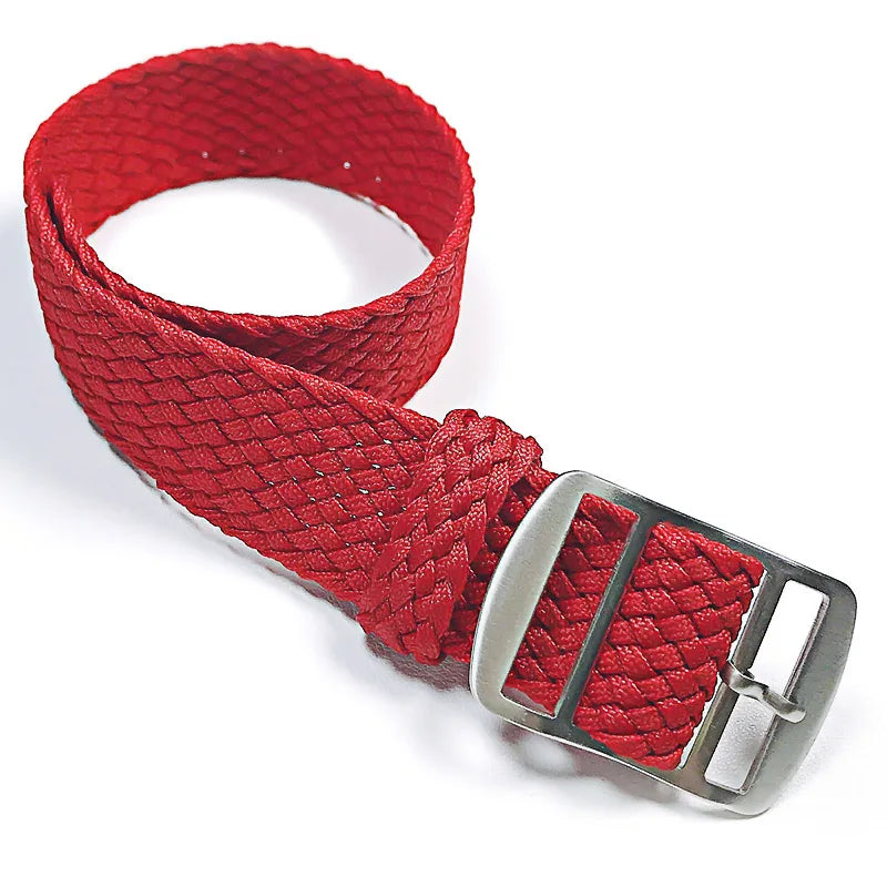 Fabric Woven Bracelet for Perlon Watch Band Replacement Wristband 14mm 16mm 18mm 20mm 22mm Nylon Strap Watchband