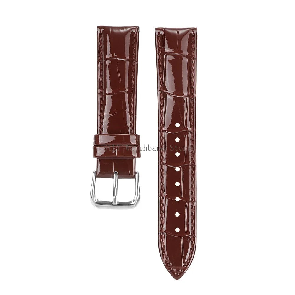Leather Watchband for Men Women Universal Replacement Leather Watch Strap 12mm 14mm 16mm 18mm 19mm 20mm 21mm 22mm Soft Bracelets