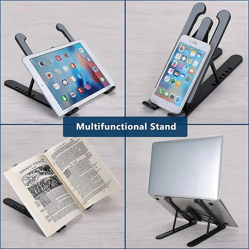 Foldable Laptop Stand Adjustable Portable Notebook Bracket Support Base Aluminum Alloy Holder For Macbook Laptop PC Accessories