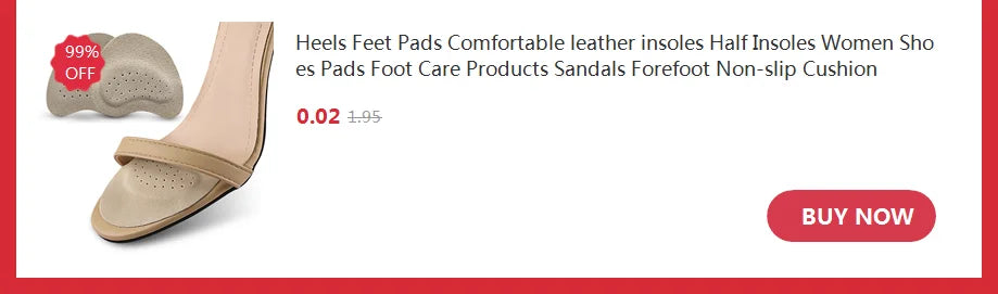 1Pair Heels Forefoot Pads Relieve Pain Orthopedic Insoles Silicone Cushion Sandals Foot Care Products GEL Non-slip Shoes Pad