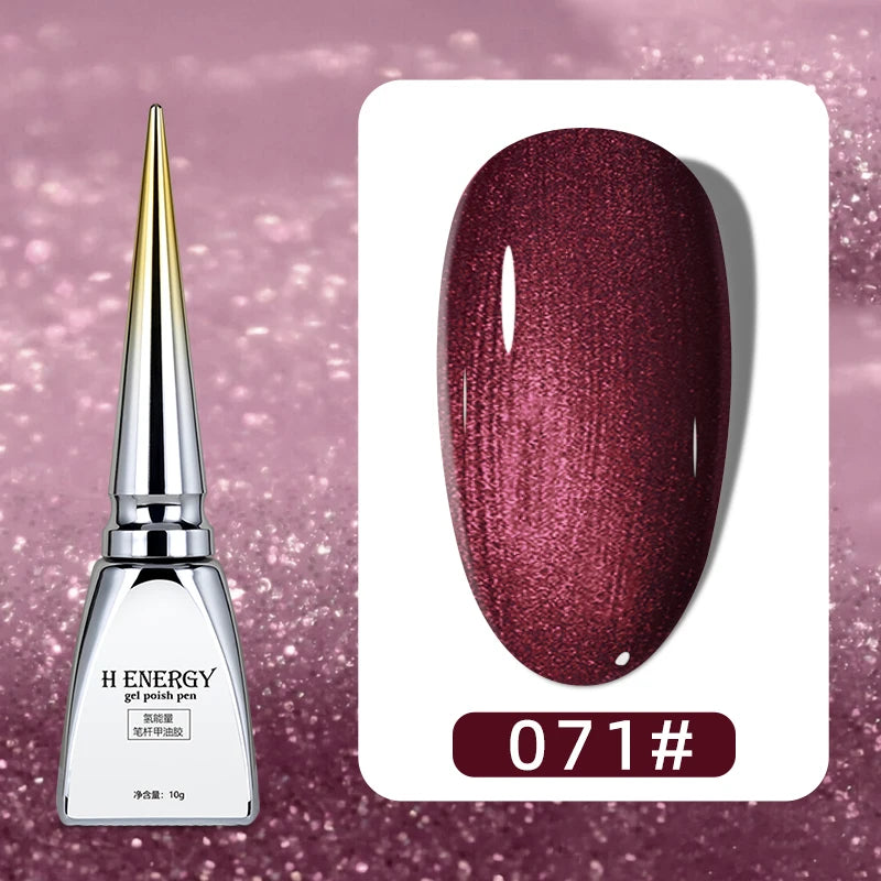 RS NAIL 15ml Gel Nail Polish Red Wine Cat Eye Glitter Gel Varnish Winter Color UV LED Nail Art Gel Lacquer 2021 Top