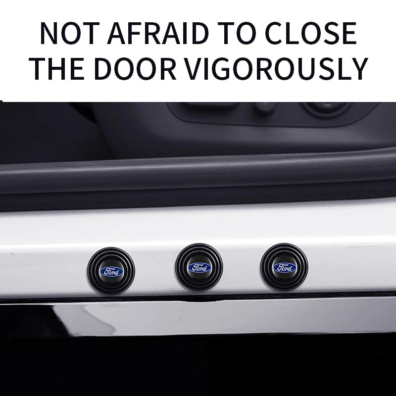 Car Door Shock Absorber Buffer Protective Stickers Soundproof Rubber Pads For Ford Ranger Focus Kuga Mustang Mondeo Fusion Esco