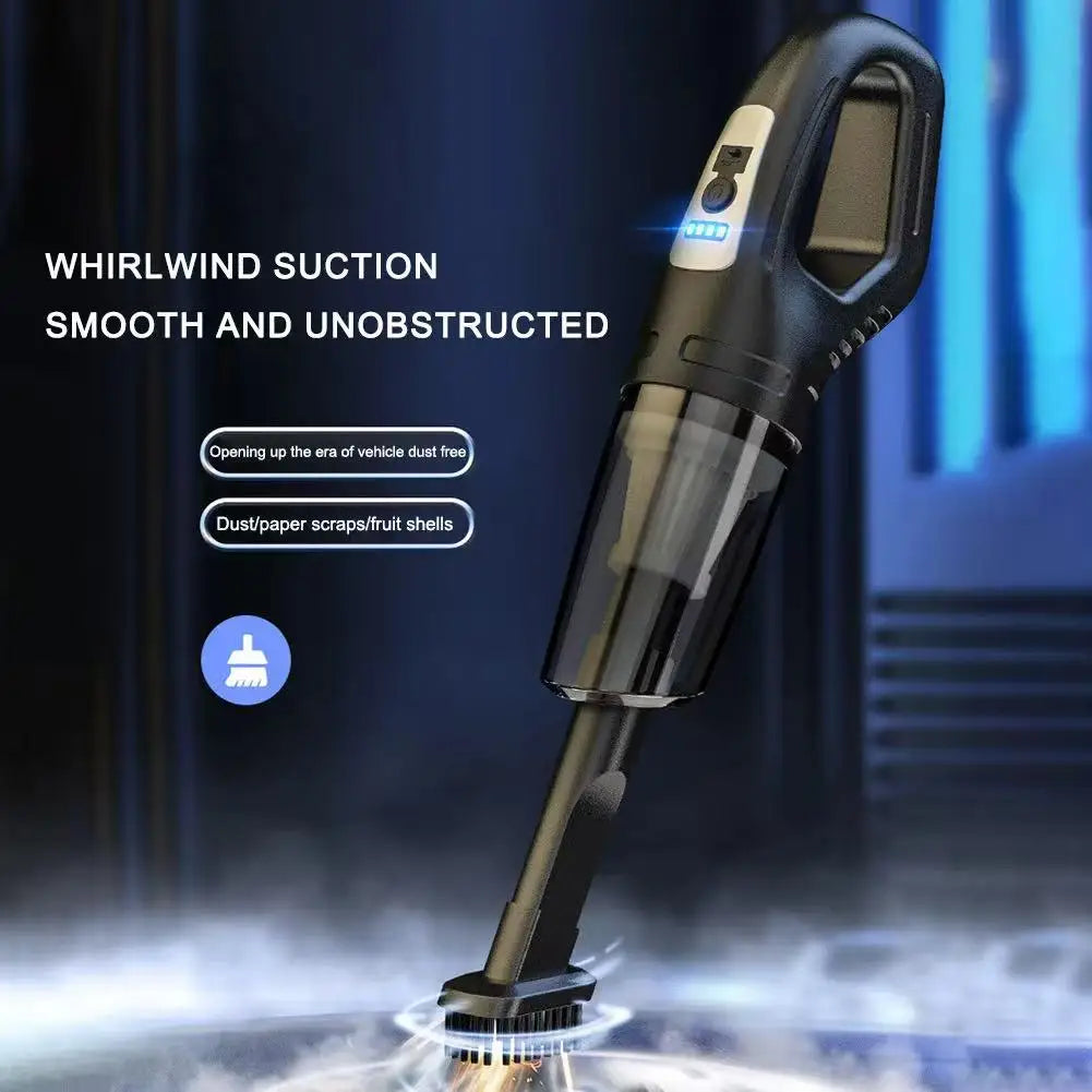 Wireless Vacuum Cleaner Powerful Suction Rechargeable Handheld Vacuum Cleaner Quick Charge for Car Home Pet Hair