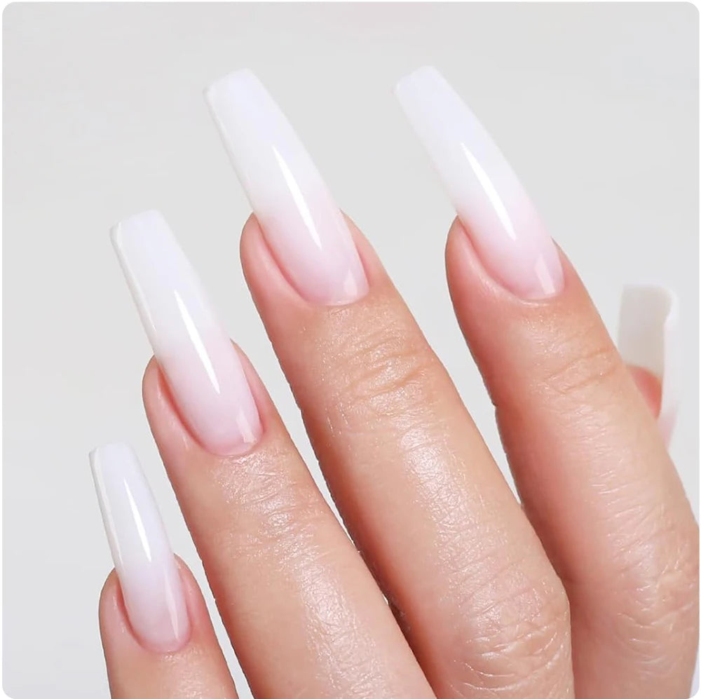 15ML Milky White Jelly Nude Pink Fiber Base Gel For Nails Repair Strengthen Extension Construction Soak Off UV Nail Art Varnish