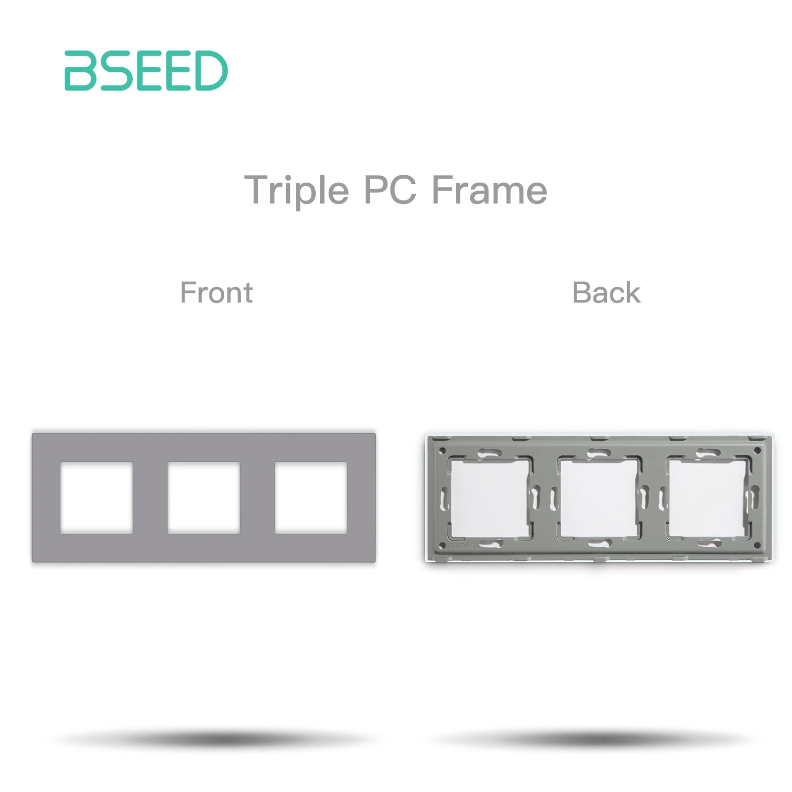 BSEED Zigbee Power Socket Tuya Smart EU Socket Plug With 20W Type-c USB Functions Parts Matte Plastic Frames DIY Accessories