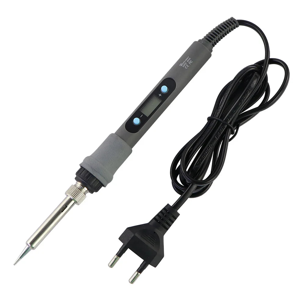 60W 80W Electric Soldering Iron LCD Digital Display Adjustable Temperature Welding Repair Tools 220V / 110V Solder Wire Tips