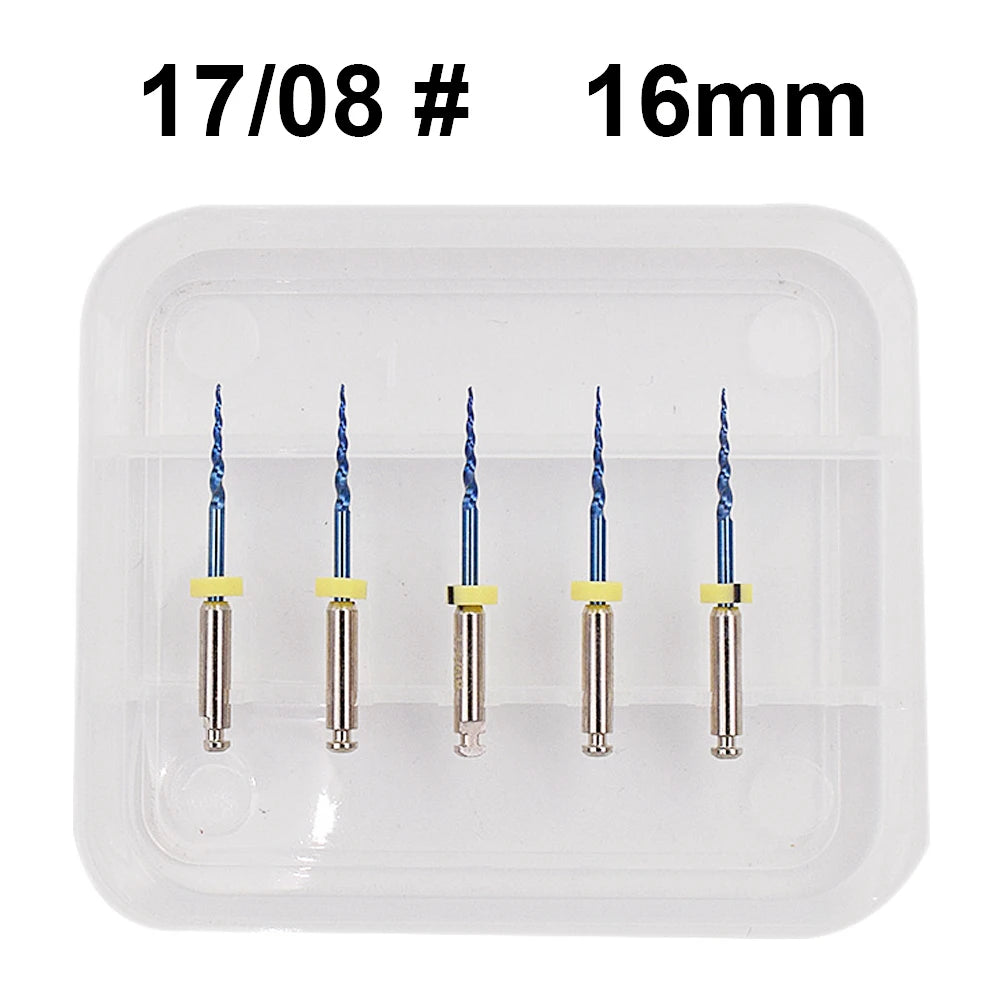 5 PCS/Pack Dental Niti Heat Activated Pediatric Files Rotary For Baby Root Canal Treatment Child Endo Files