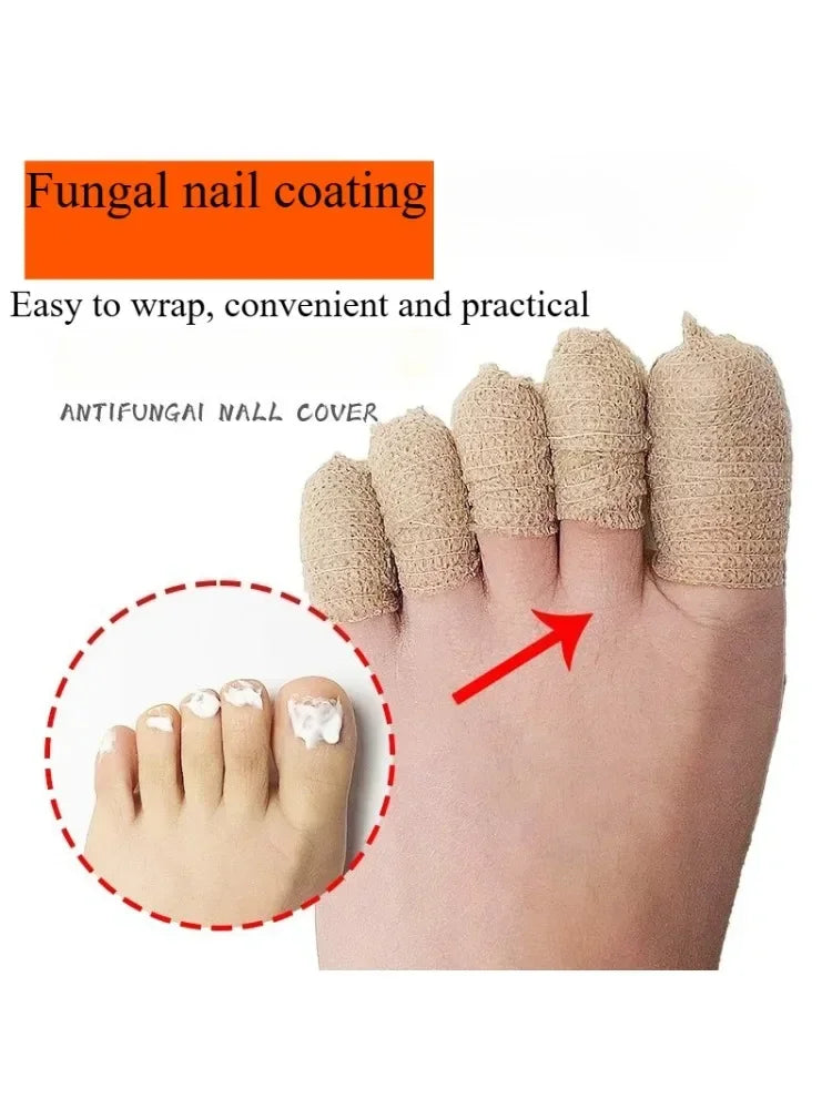 Fungal nail polish, nail coating, toe protection, foot and finger protection, self-adhesive bandage, toe and finger protection
