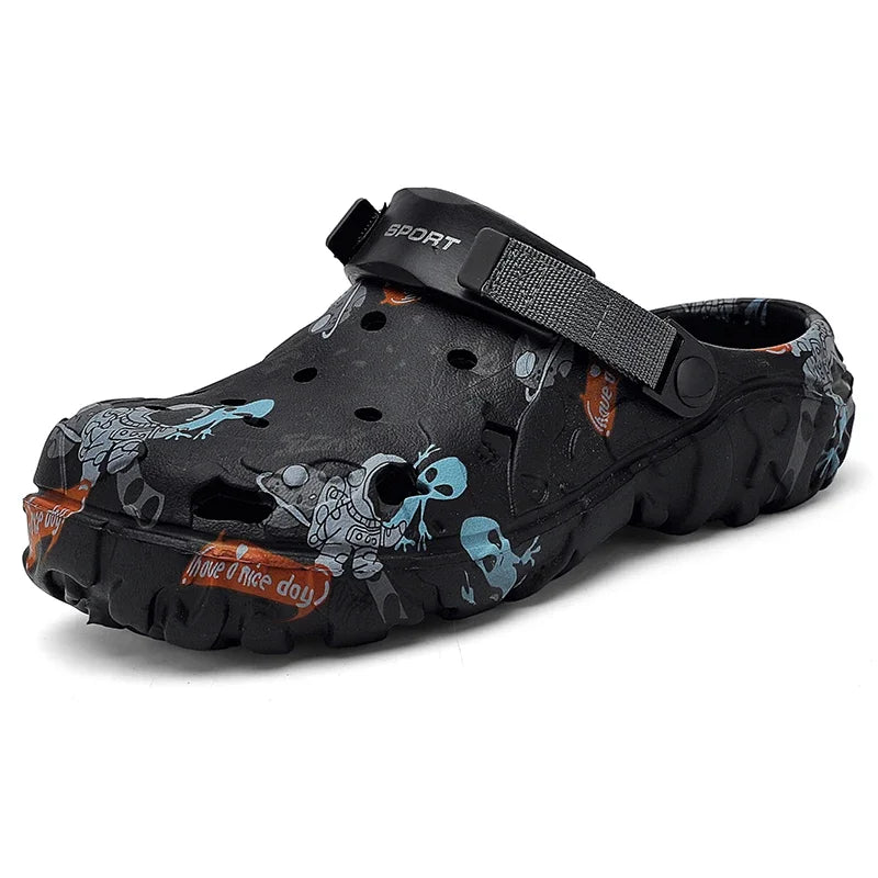 Men Shoes Slippers Men Garden Flat Sandals Platform Sandals Man Summer Sandals 2025 Male Sneakers Outdoor Flip Flops Home Clogs