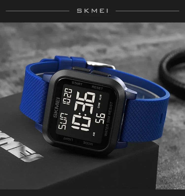 SKMEI 1894 Military Waterproof Mens Watches Electronic Shock Digital Watch For Men Sports Wristwatches 1841 Relogios Masculinos