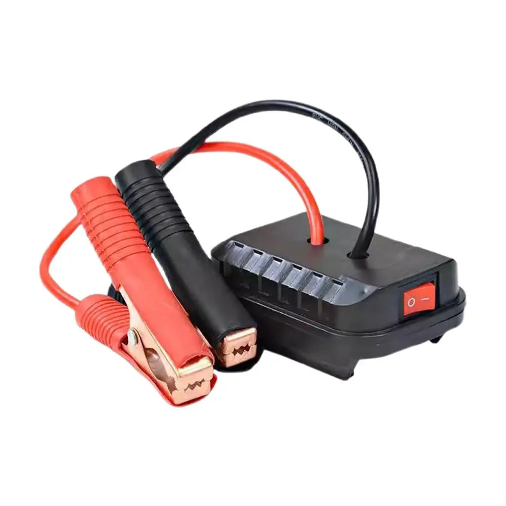 Car Lithium Battery Converter Charger Clip Auto Igniter Jump Starter For Makita Booster Cable Adapter Emergency Power DIY Tools