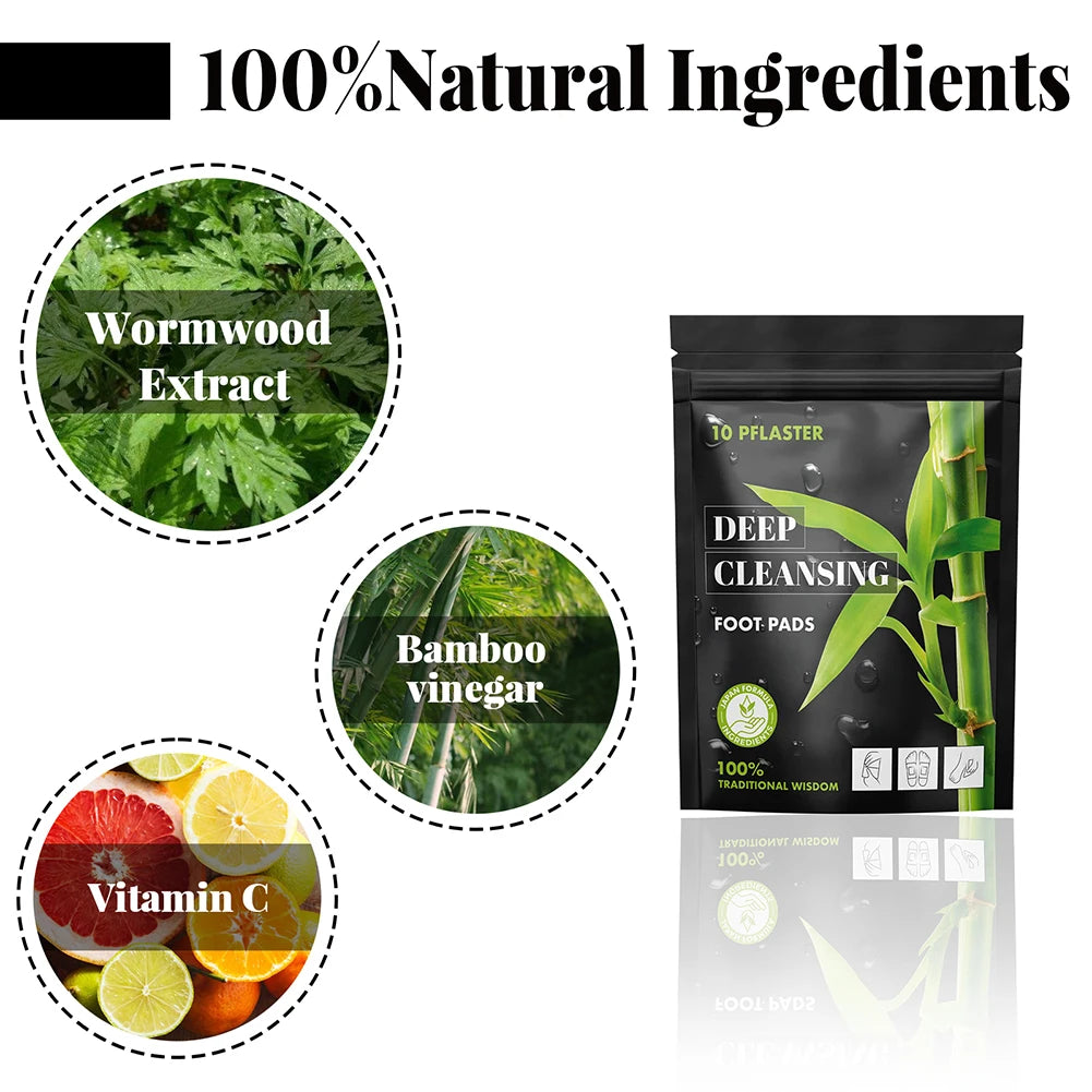 Multifunctional Body Health Adhesive Herbal Formula Stress Relief Feet Pads