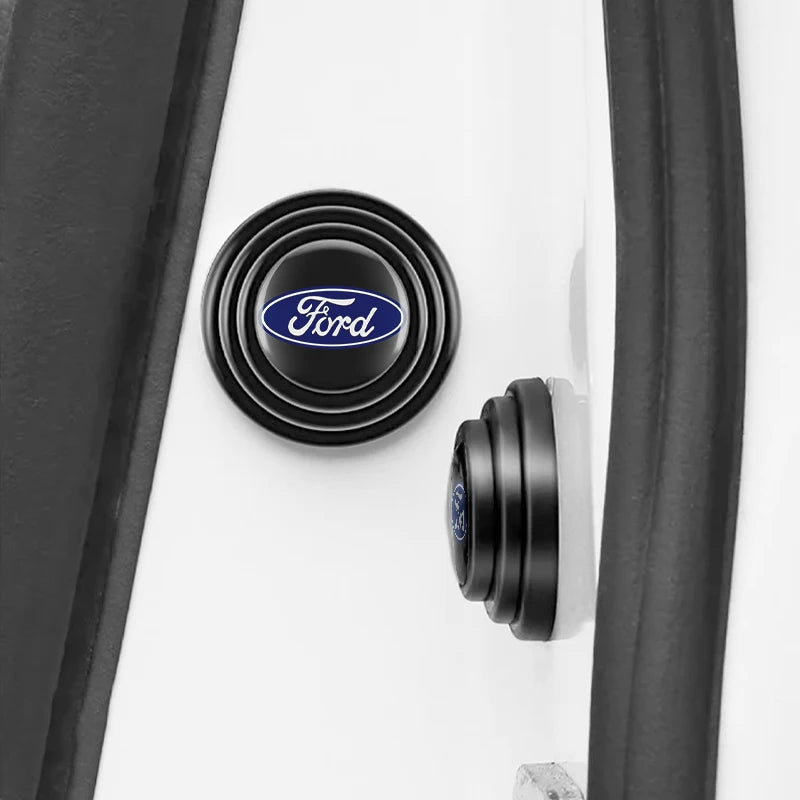 Car Door Shock Absorber Buffer Protective Stickers Soundproof Rubber Pads For Ford Ranger Focus Kuga Mustang Mondeo Fusion Esco