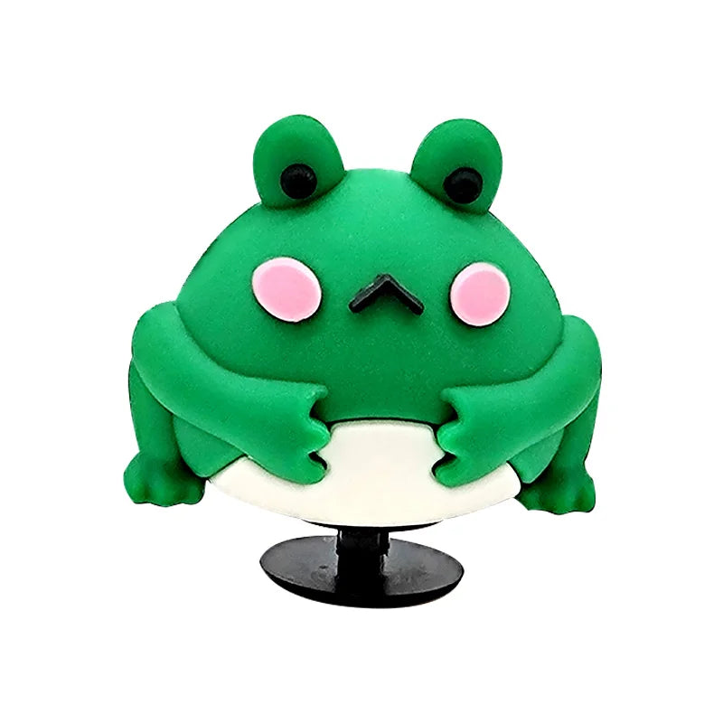 1/5pcs 3D Shoe Charms Cute Dinosaur Duck Bunny Shoe Decoration Buckle Kawaii Frogs Bees Garden Sandal Accessories Kids Gift