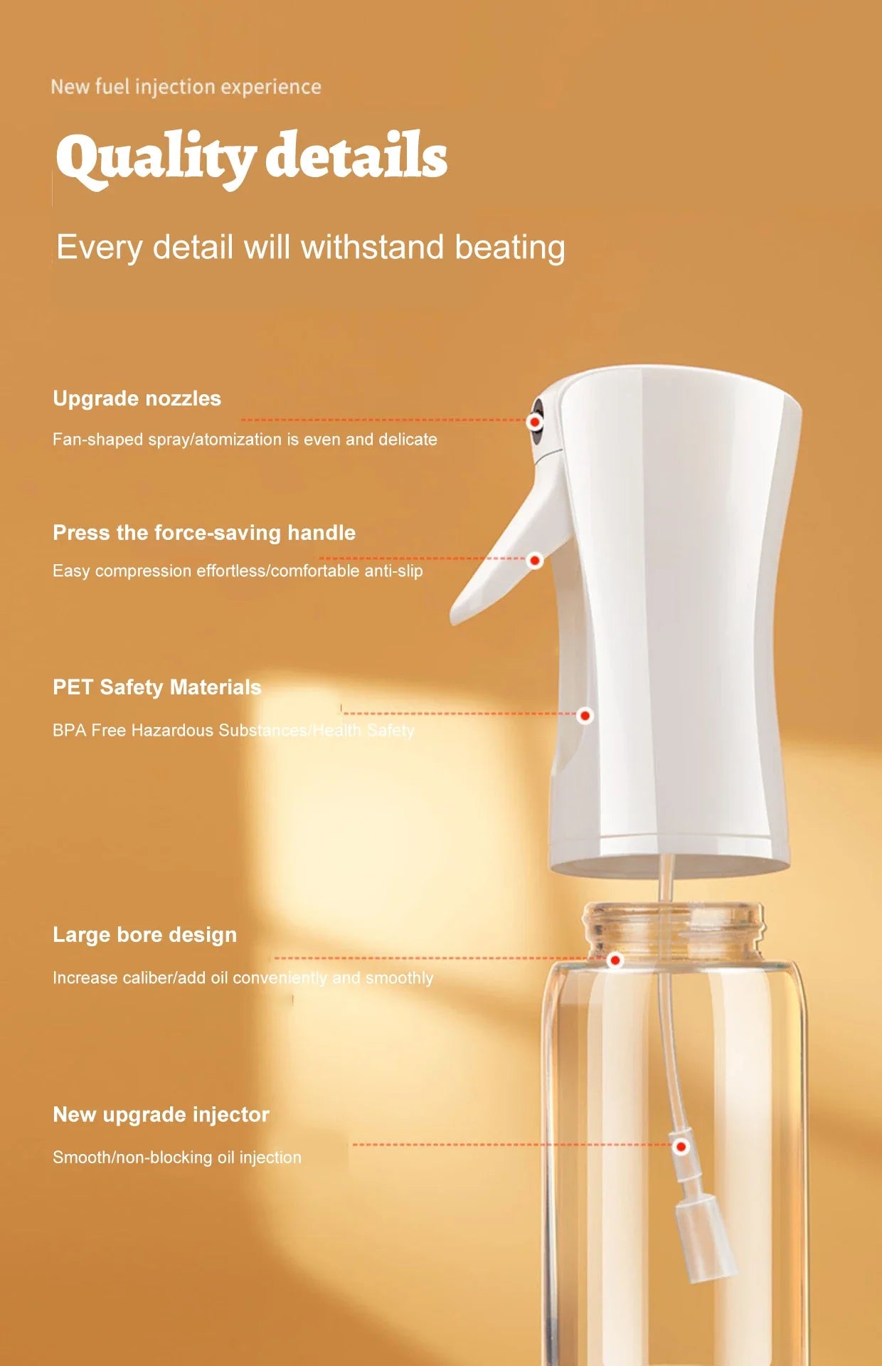 200/300ml Kitchen Oil Bottle Cooking Spray Olive Bottle Fitness Barbecue Spray BBQ Cooking Kitchen Baking Olive Oil Spray