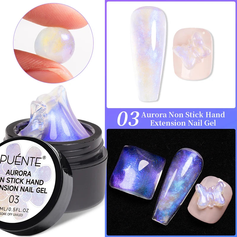 PUENTE 7.5ML Smooth Ceramics Cat Magnetic Gel Nail Polish White Moonlight Shades Cat Eye Soak Off UV Nail Art Varnish Manicure