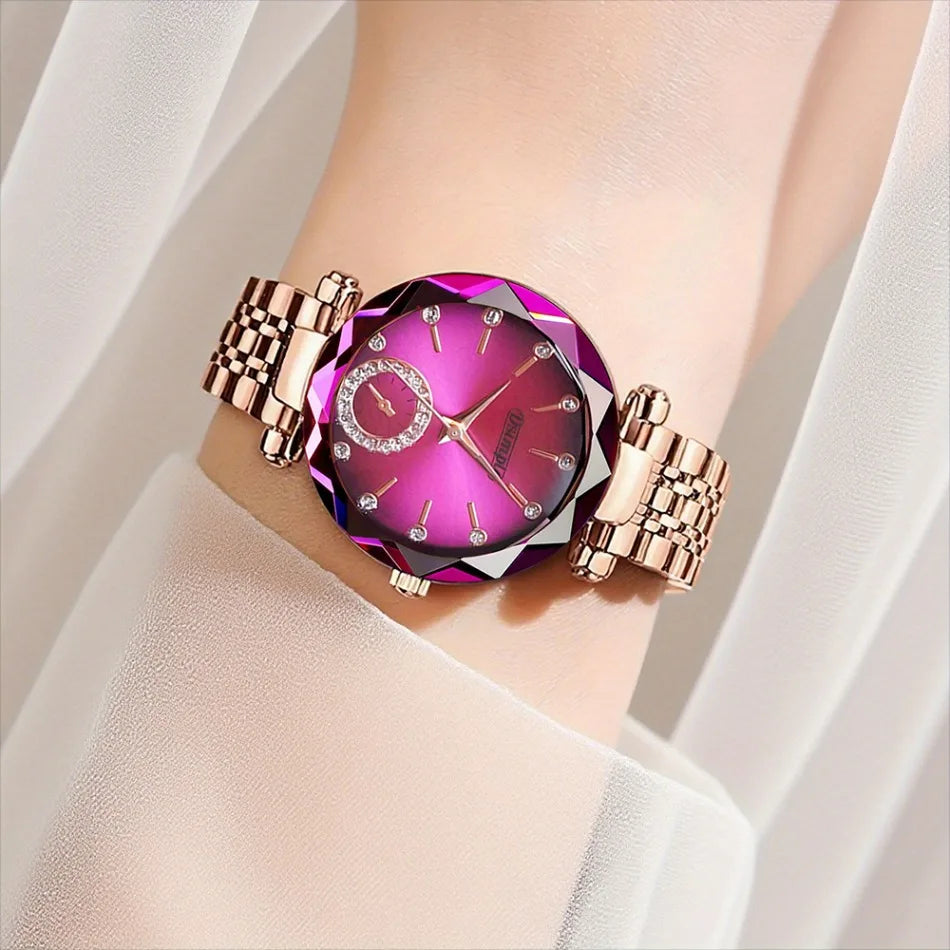 2pcs Luxury Elegant Women's Watch Set, Quartz Movement Casual Watch |Party Dress Wristwatch | Gorgeous | fashion accessories
