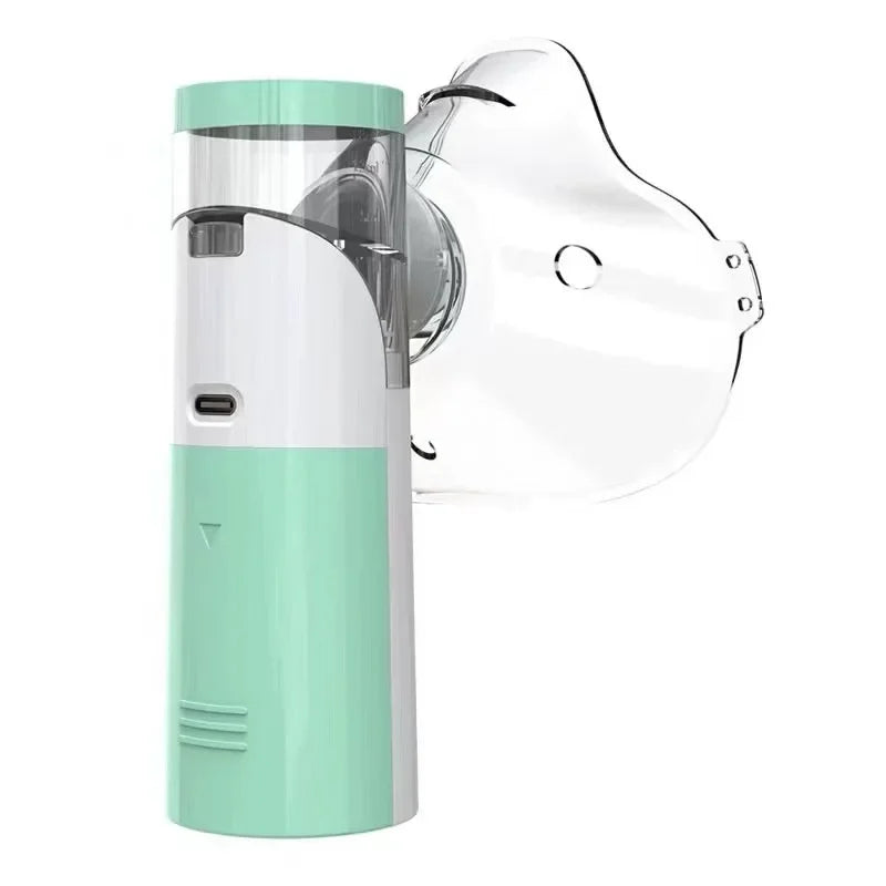 Atomizer Health Care Products Fingertip Pulse Blood Oxygen Portable Nebulizer Mesh Nebulizer Handheld Medical Asthma Inhaler