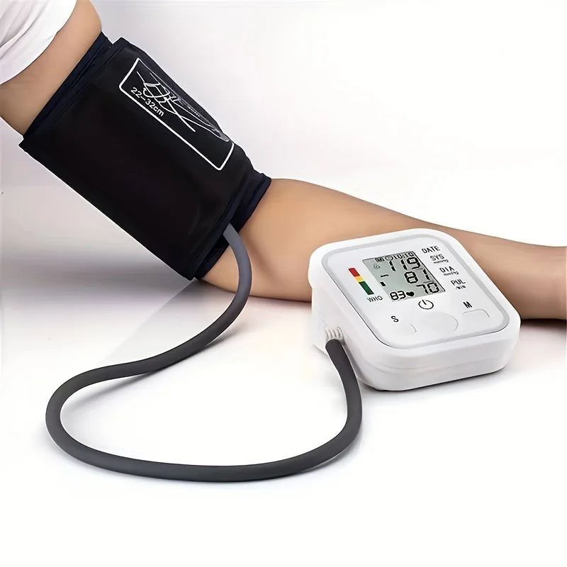 New Blood Pressure Monitor Upper Arm Automatic Tonometer Digital Blood Pressure Meter BP Medical Sphygmomanometer Pulse