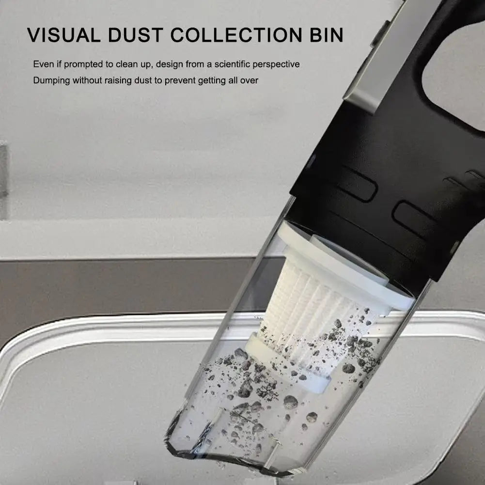 Wireless Vacuum Cleaner Powerful Suction Rechargeable Handheld Vacuum Cleaner Quick Charge for Car Home Pet Hair