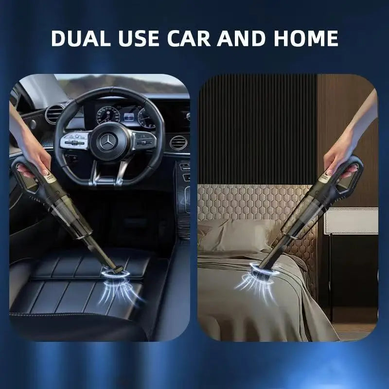 Wireless Vacuum Cleaner Powerful Suction Rechargeable Handheld Vacuum Cleaner Quick Charge for Car Home Pet Hair