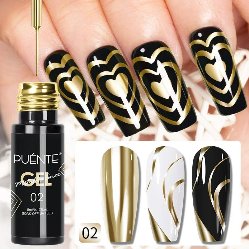 PUENTE 7.5ML Smooth Ceramics Cat Magnetic Gel Nail Polish White Moonlight Shades Cat Eye Soak Off UV Nail Art Varnish Manicure