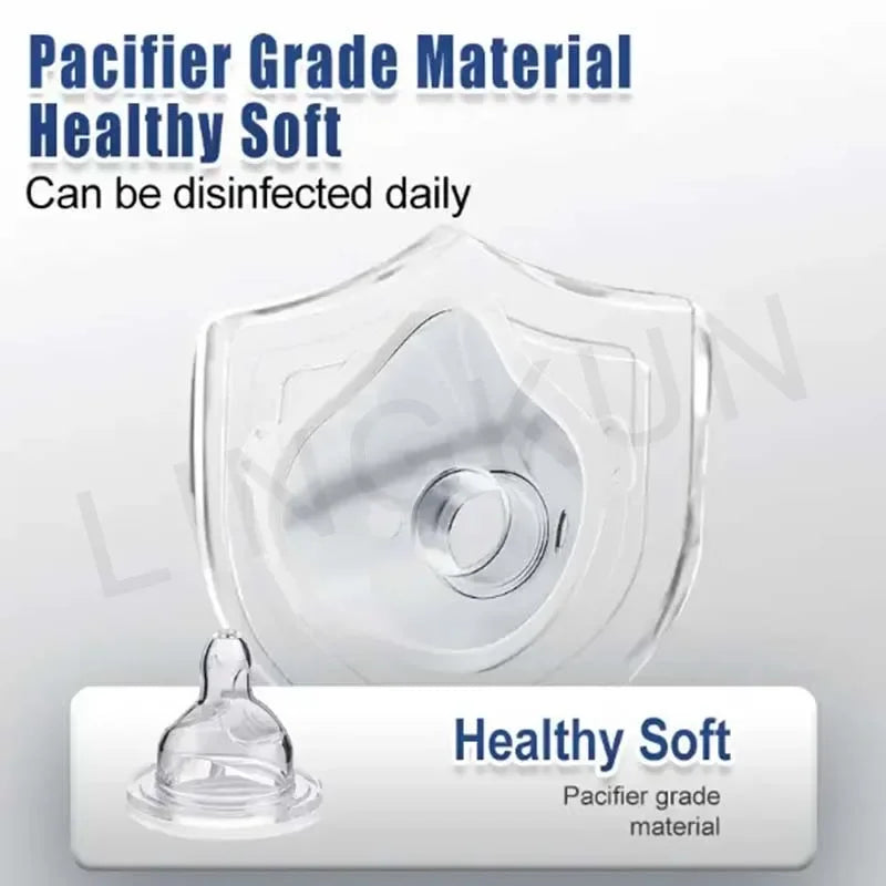 Atomizer Health Care Products Fingertip Pulse Blood Oxygen Portable Nebulizer Mesh Nebulizer Handheld Medical Asthma Inhaler