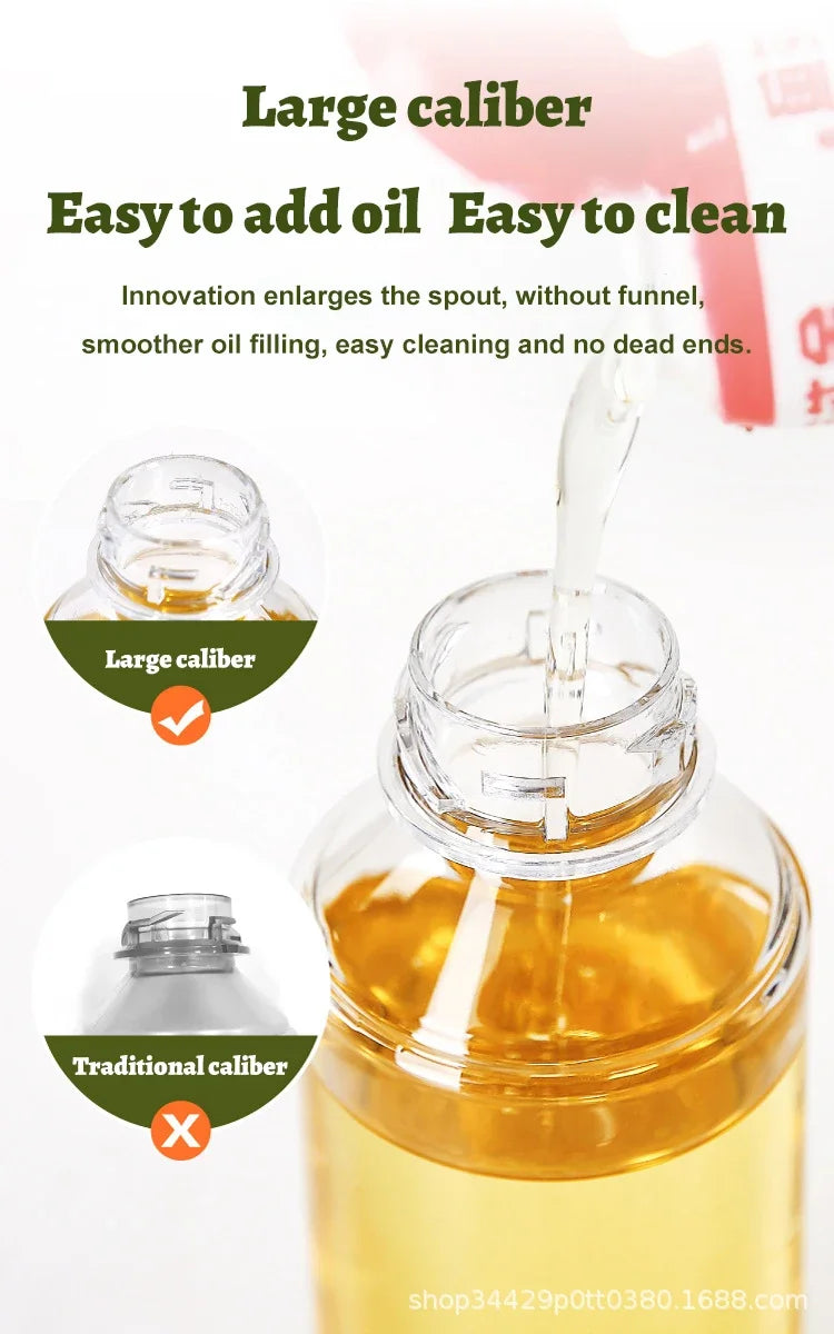 200/300ml Kitchen Oil Bottle Cooking Spray Olive Bottle Fitness Barbecue Spray BBQ Cooking Kitchen Baking Olive Oil Spray