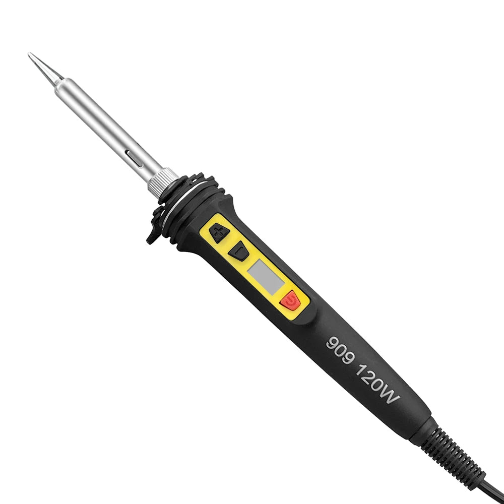 100W/120W Digital Soldering Iron Kit Repair Soldering Tool Set Electric Soldering Iron Dual Calibration Temperature 200-600C