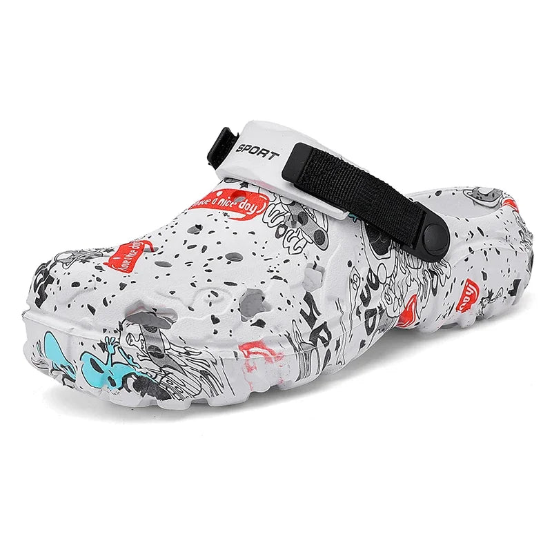 Men Shoes Slippers Men Garden Flat Sandals Platform Sandals Man Summer Sandals 2025 Male Sneakers Outdoor Flip Flops Home Clogs