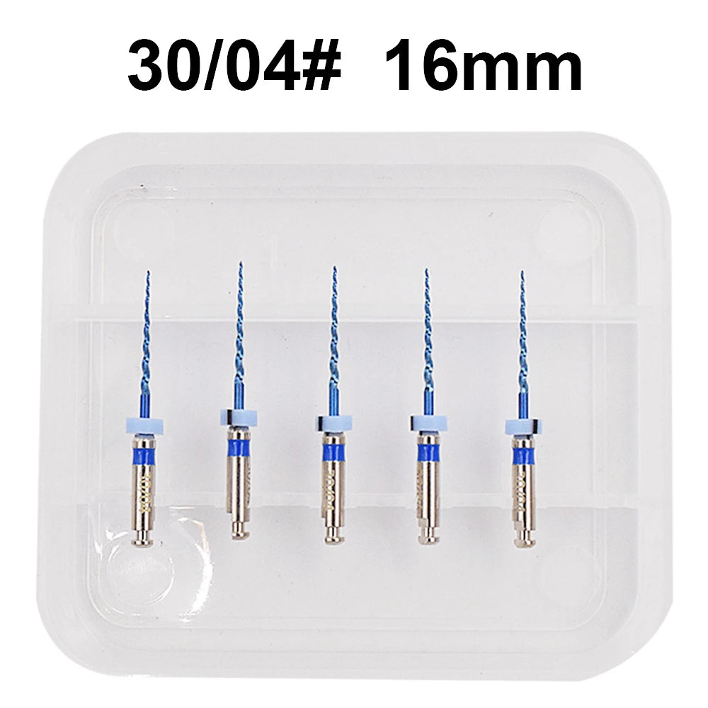 5 PCS/Pack Dental Niti Heat Activated Pediatric Files Rotary For Baby Root Canal Treatment Child Endo Files