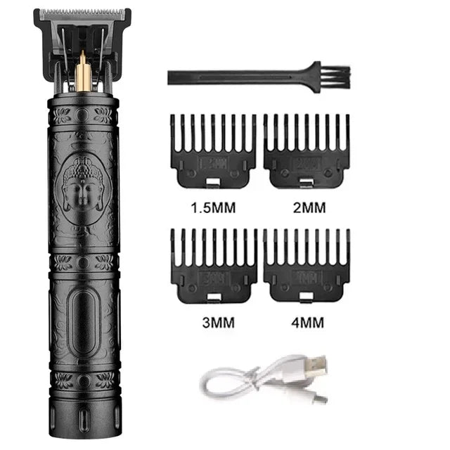 Hair Cutting Machine Electric Vintage Hair Clipper Portable Cordless Shaver Barber USB Fast Charging Hair Trimmer For Hairdresse