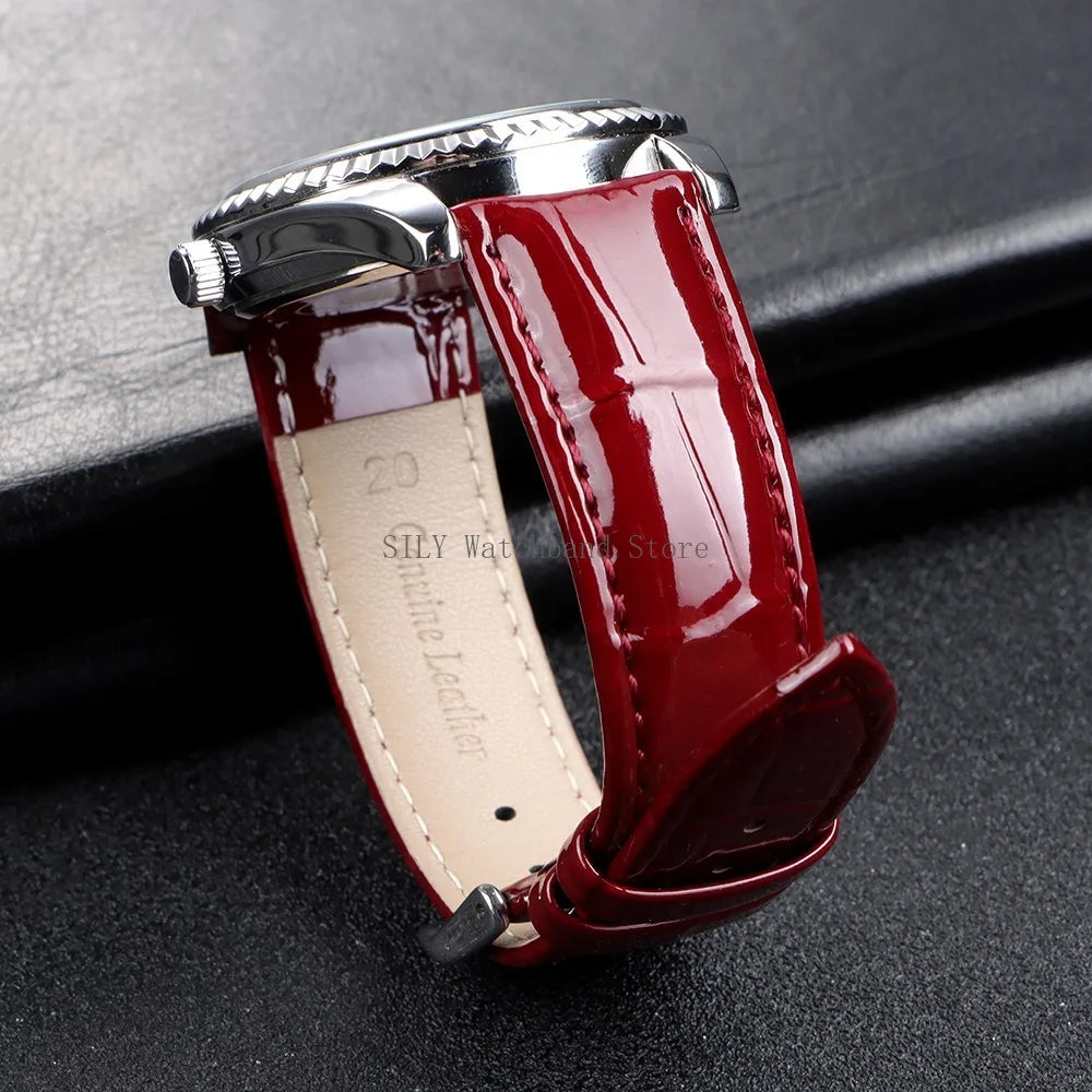 Leather Watchband for Men Women Universal Replacement Leather Watch Strap 12mm 14mm 16mm 18mm 19mm 20mm 21mm 22mm Soft Bracelets