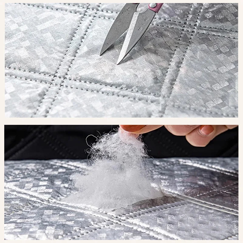 Magnetic winter thick door curtain -  easy to install - No Drilling- Keep Cold Out & Warm In-Windproof partition curtain