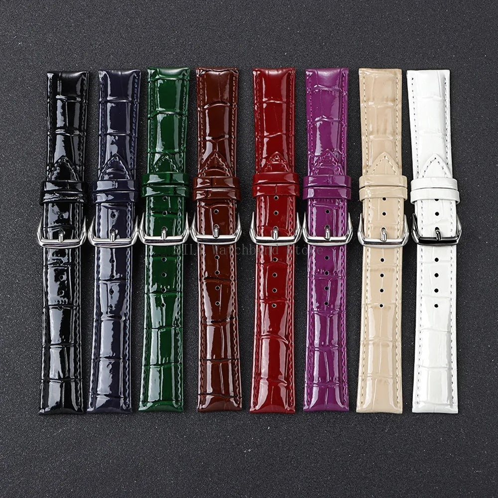 Leather Watchband for Men Women Universal Replacement Leather Watch Strap 12mm 14mm 16mm 18mm 19mm 20mm 21mm 22mm Soft Bracelets