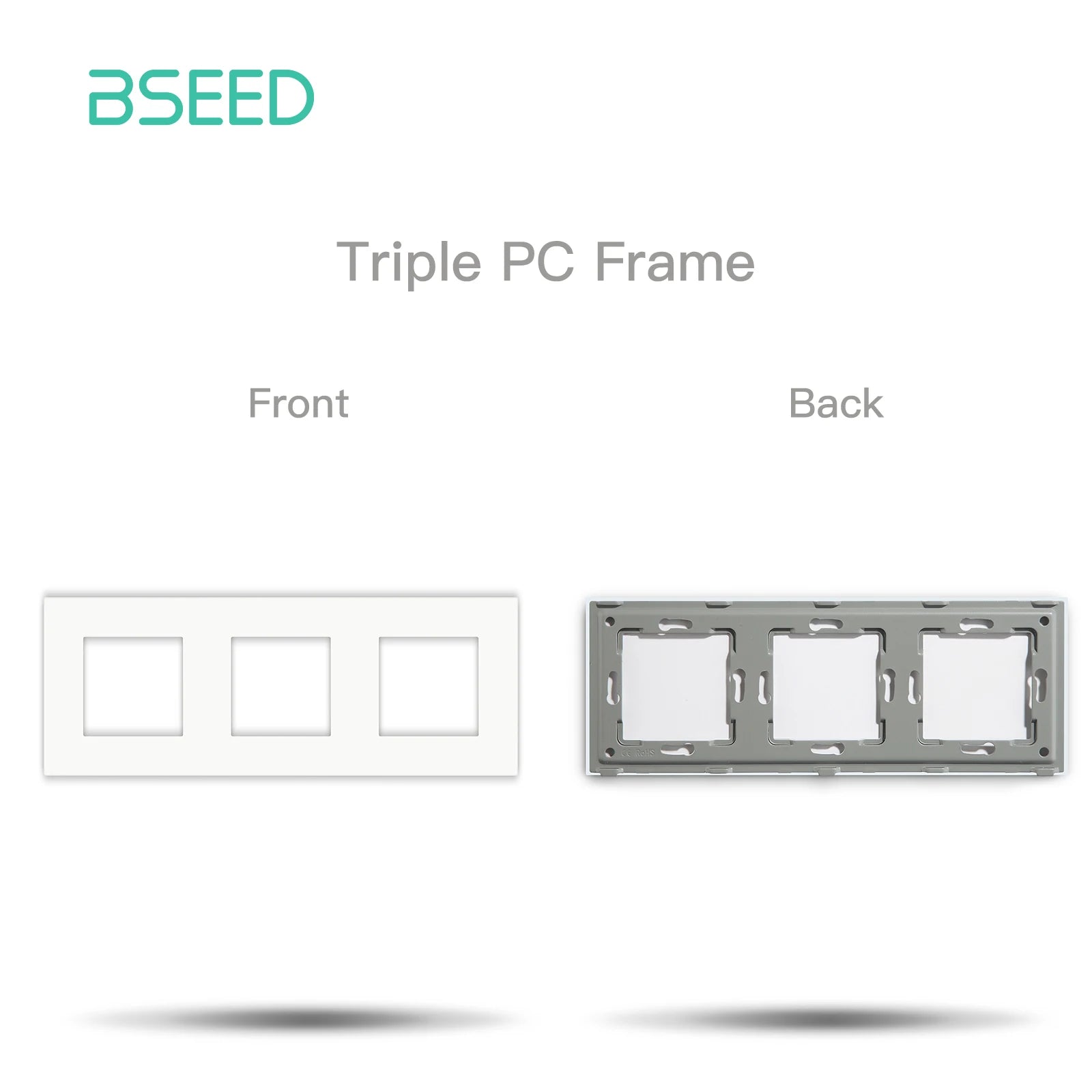 BSEED Zigbee Power Socket Tuya Smart EU Socket Plug With 20W Type-c USB Functions Parts Matte Plastic Frames DIY Accessories