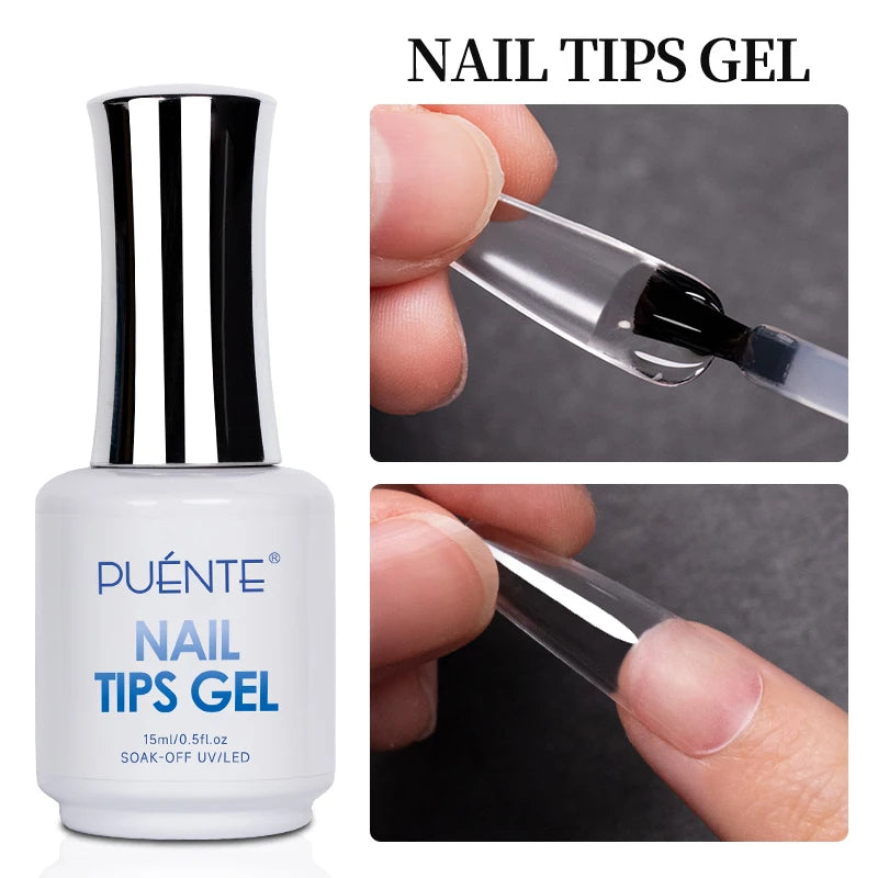 15ML Milky White Jelly Nude Pink Fiber Base Gel For Nails Repair Strengthen Extension Construction Soak Off UV Nail Art Varnish