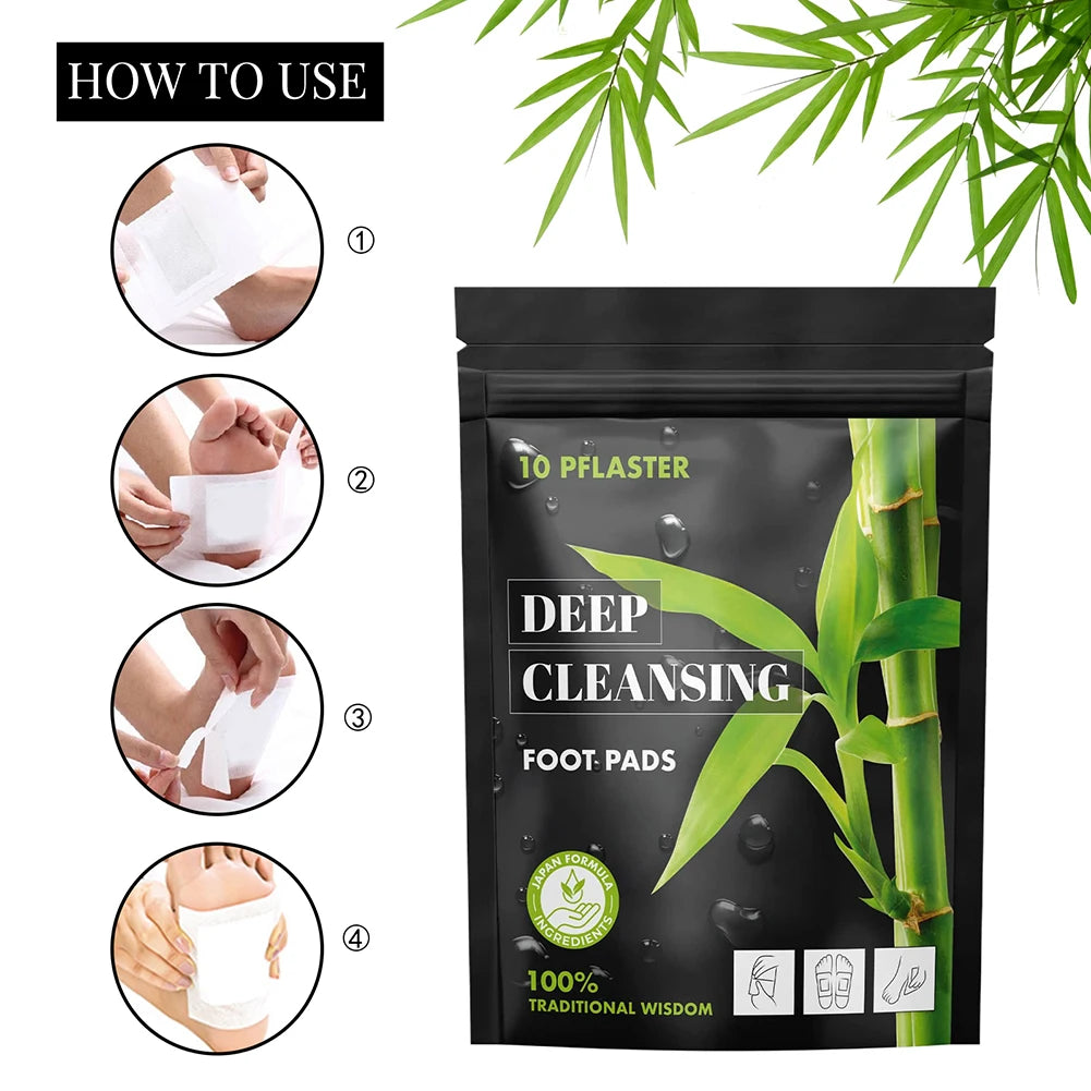 Multifunctional Body Health Adhesive Herbal Formula Stress Relief Feet Pads