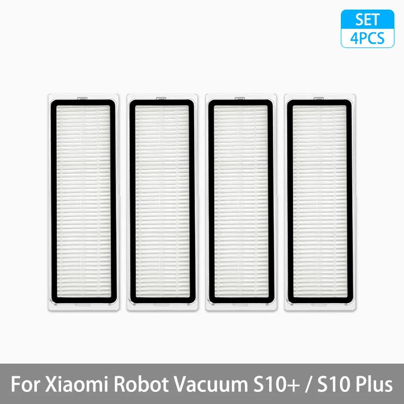 For Xiaomi Robot Vacuum S10+ / S10 Plus Accessories Main Brush Side Brush Hepa Filter Mop Rag Cloth Replacement Spare Parts