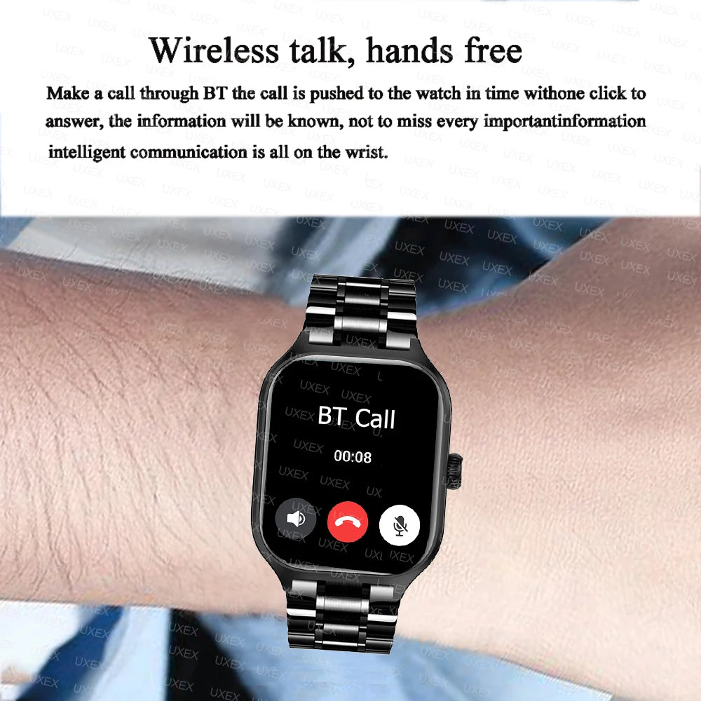 Smart Watch Plus Men Women Plus Full Touch Screen Sports Fitness Watch Bluetooth Call Android Phone Digital Multidial Smartwatch