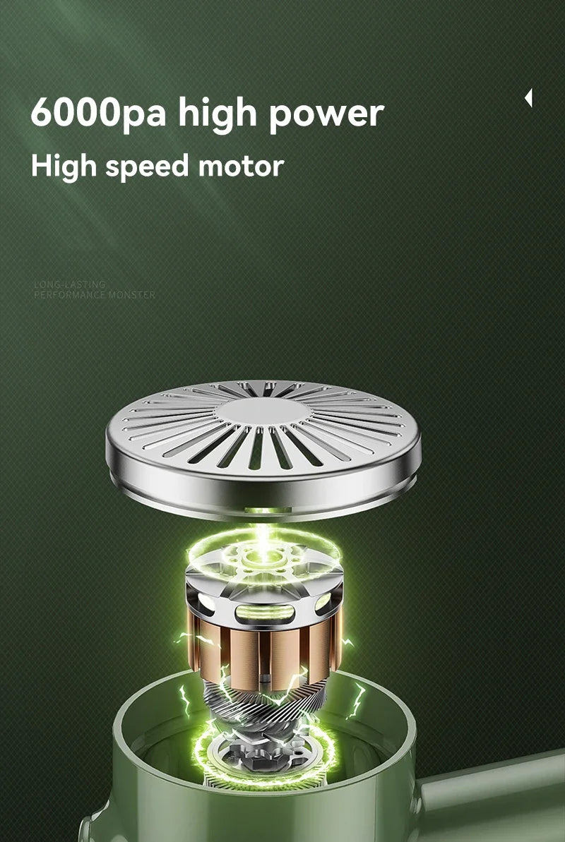 9800000pa Wireless Automobile Handheld Vacuum Cleaner Wet Dry Dual-use High Power Electric Appliance Cleaner Car Home New 2026