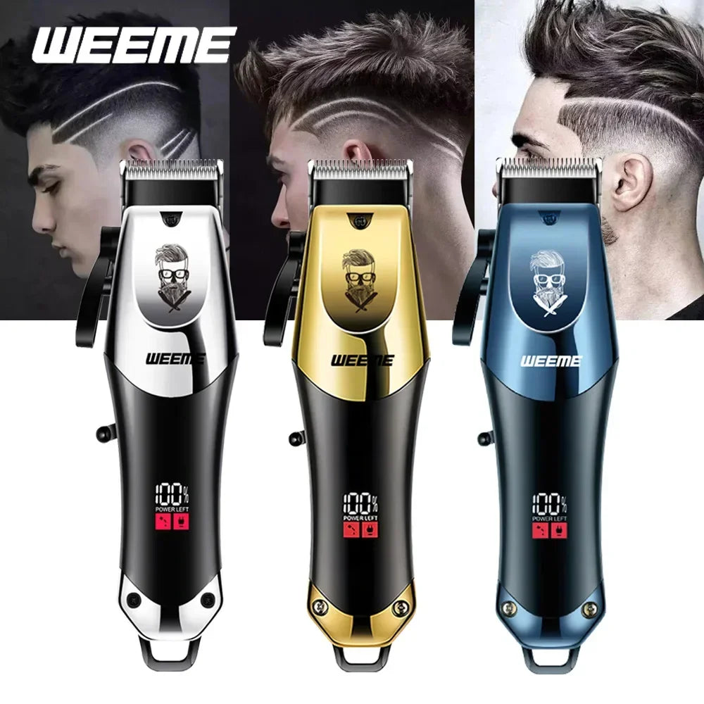 Hair Cutting Machine Electric Vintage Hair Clipper Portable Cordless Shaver Barber USB Fast Charging Hair Trimmer For Hairdresse