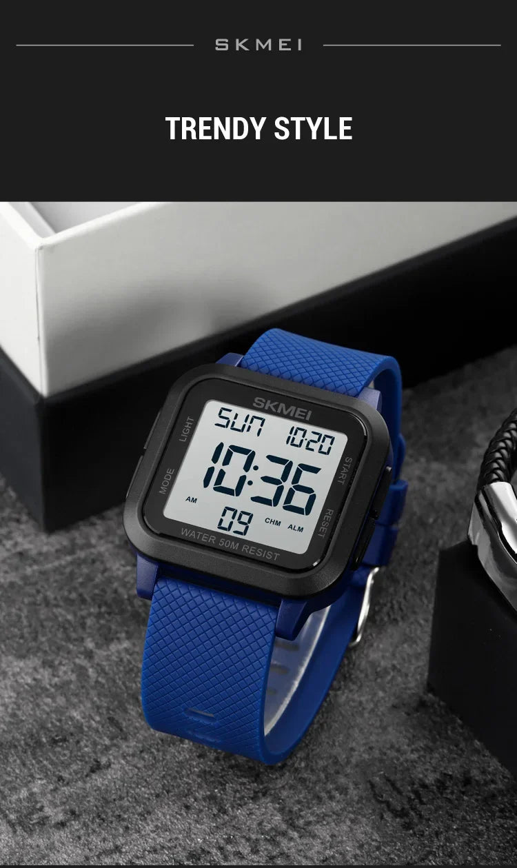 SKMEI 1894 Military Waterproof Mens Watches Electronic Shock Digital Watch For Men Sports Wristwatches 1841 Relogios Masculinos
