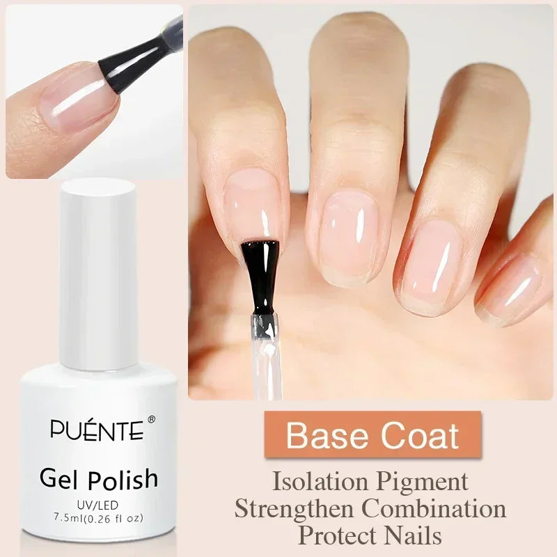 PUENTE 7.5ML Smooth Ceramics Cat Magnetic Gel Nail Polish White Moonlight Shades Cat Eye Soak Off UV Nail Art Varnish Manicure